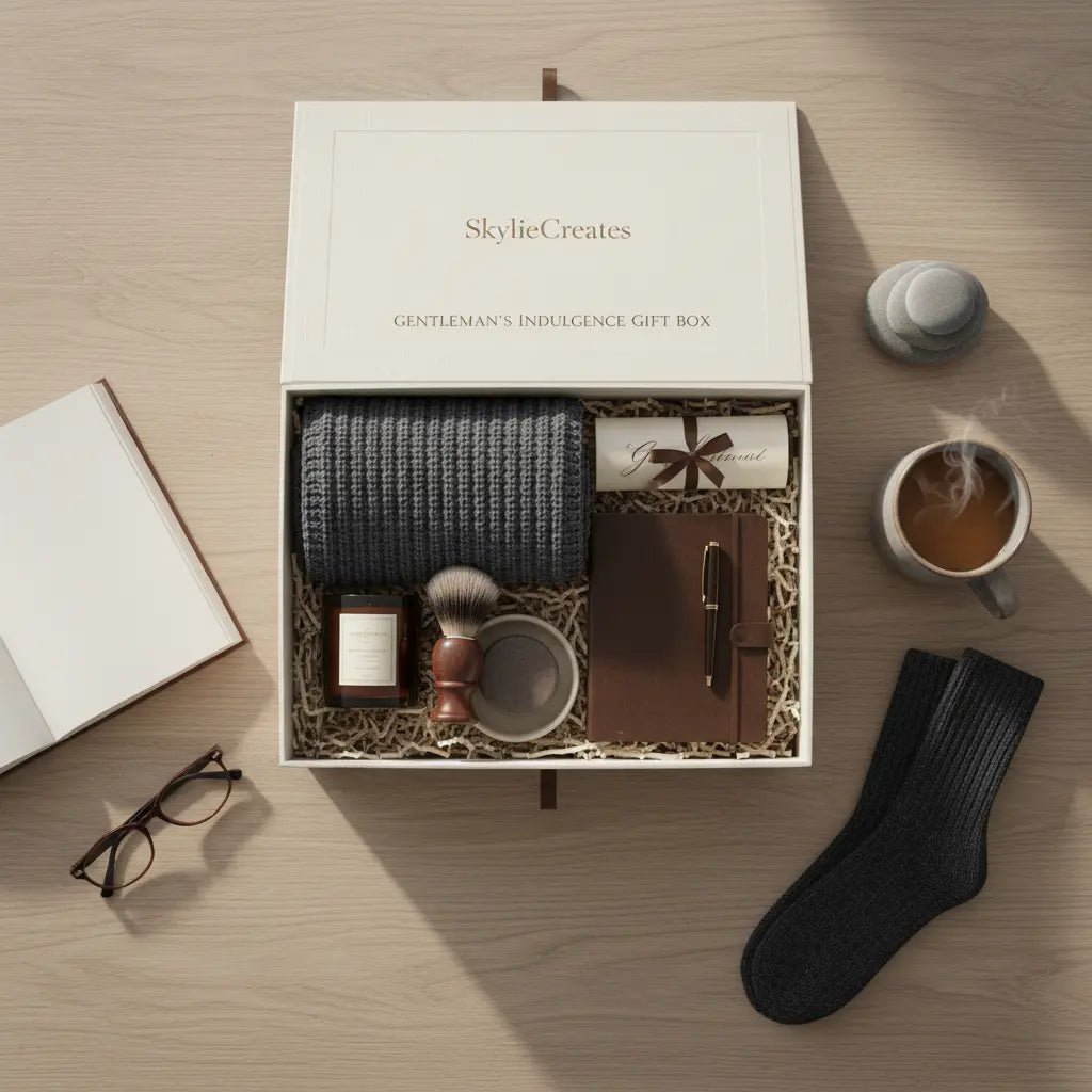 Gentleman's Indulgence Gift Box: The Ultimate Luxury Gift Set for Men | SkylieCreates