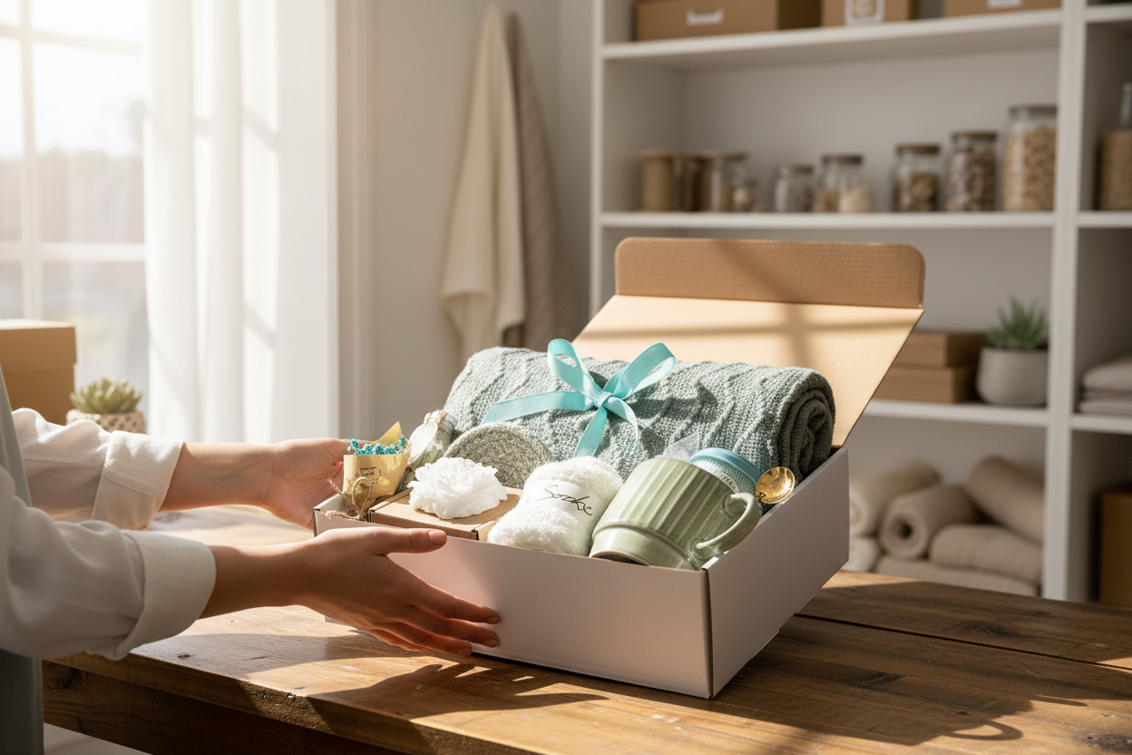 Cozy Gift Boxes for Her: Blankets, Mugs & More