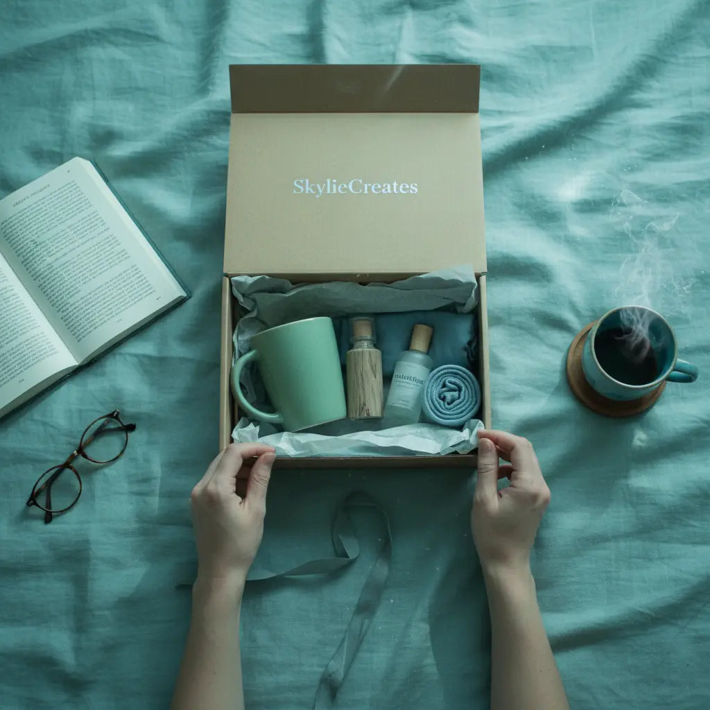 The gift that says more than flowers ever could – a cozy blanket and wellness set for mom