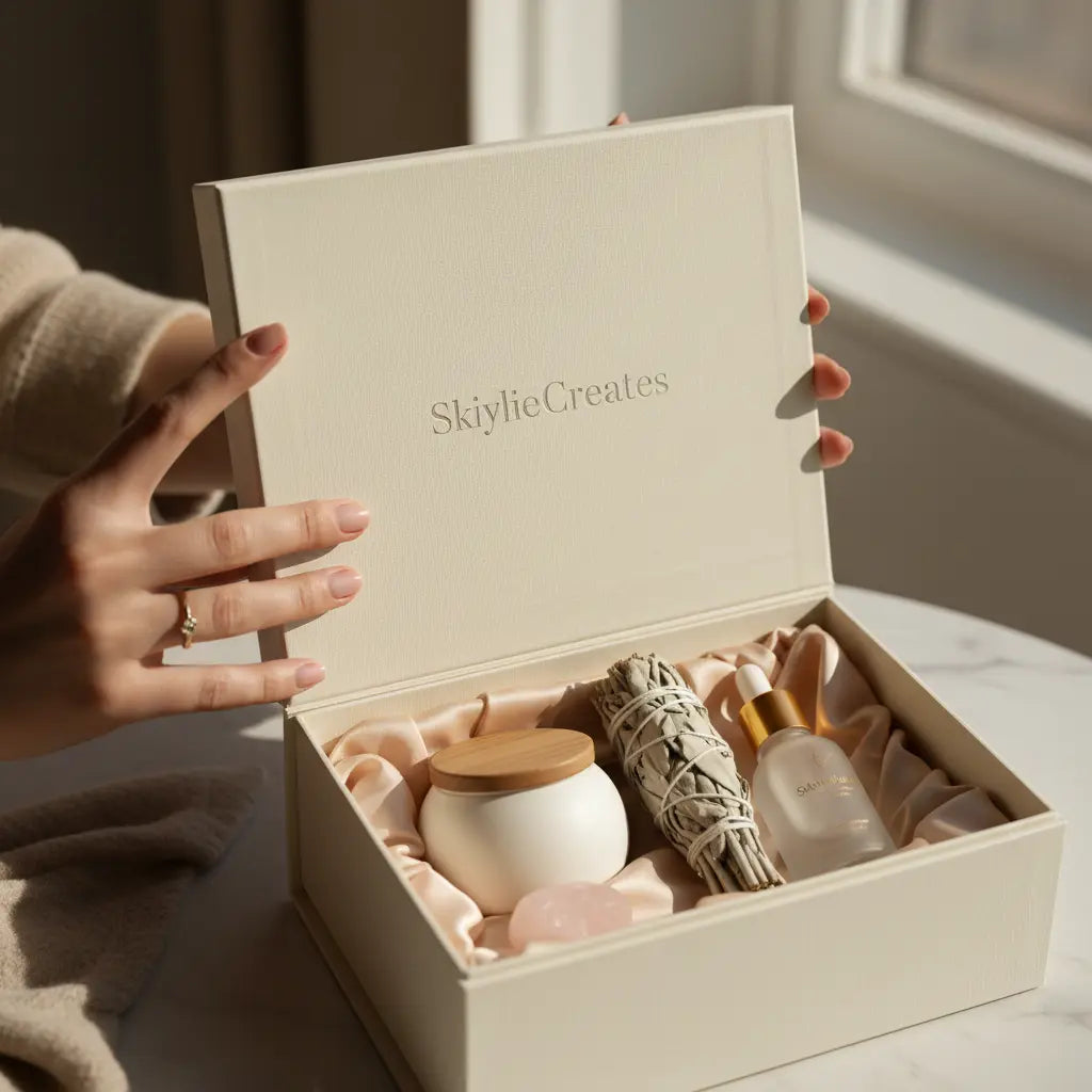Why a gift basket for him with a leather journal is the gift he will actually remember