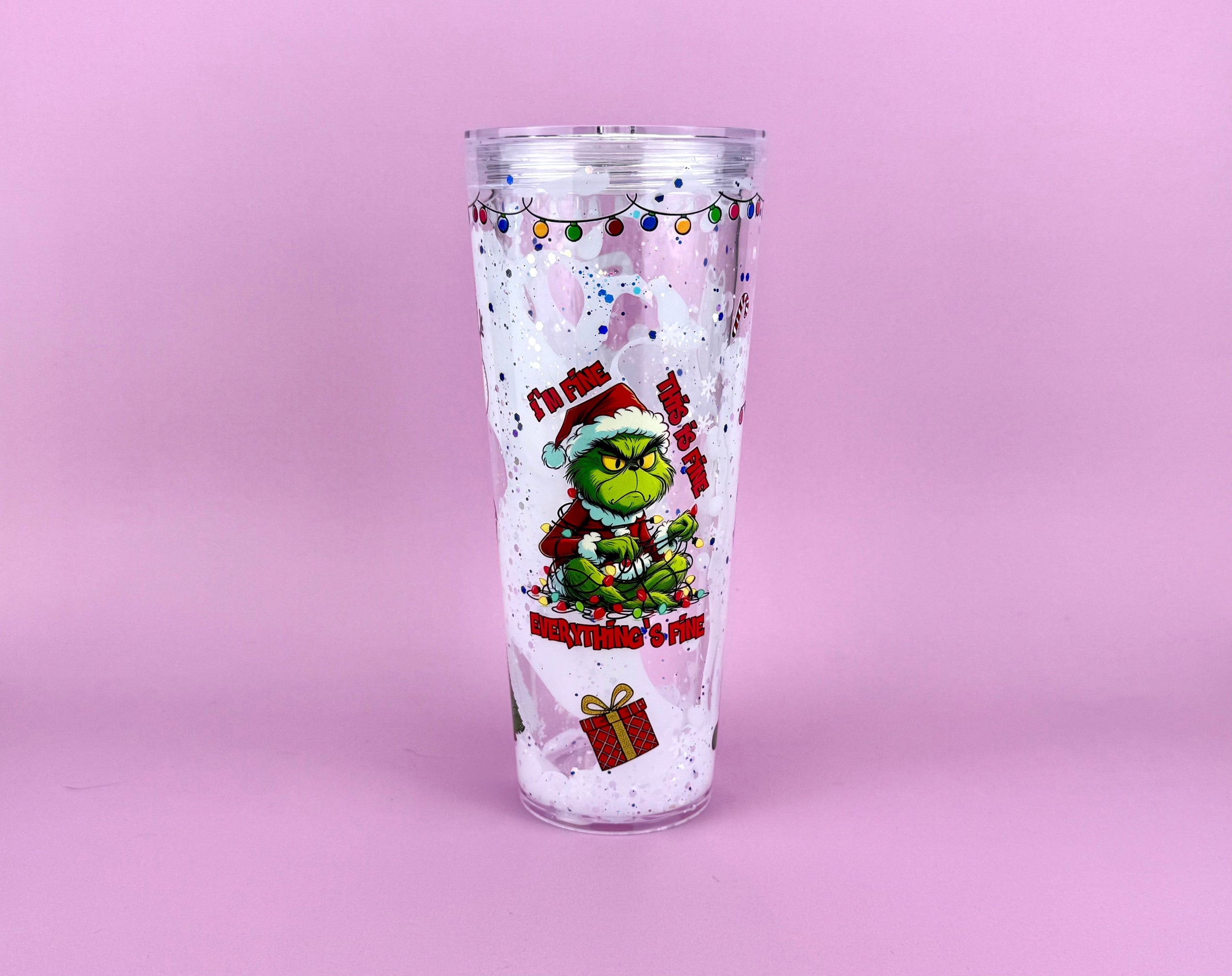 Snow Globe Tumbler 24oz