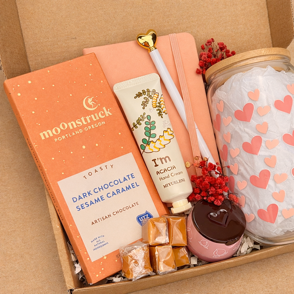 Sending a Warm Hug Gift Box, Thinking of You, Self Care Gift Basket, Cozy Comfort Box, Thank You Gift, Get Well Soon left side