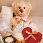 Valentine’s Day Gift for Her Cozy Luxury Relaxation Box Self Care Pampering Birthday Anniversary Present for Women Heart