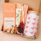 Sending a Warm Hug Gift Box, Thinking of You, Self Care Gift Basket, Cozy Comfort Box, Thank You Gift, Get Well Soon top side