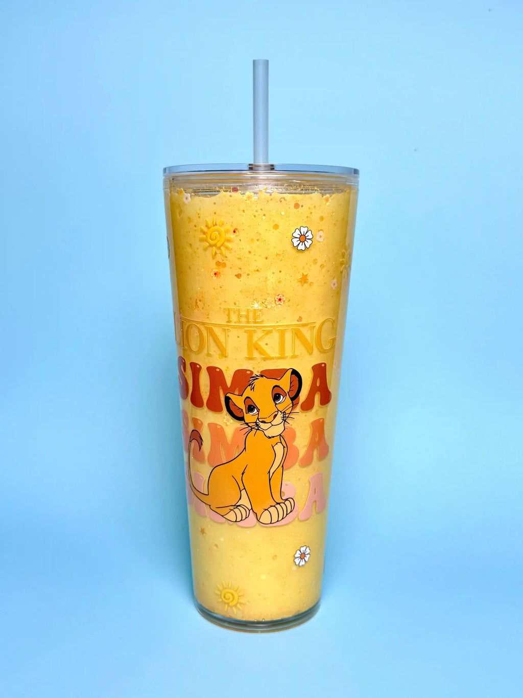 Simba Lion Snow Globe Tumbler 24oz vertical