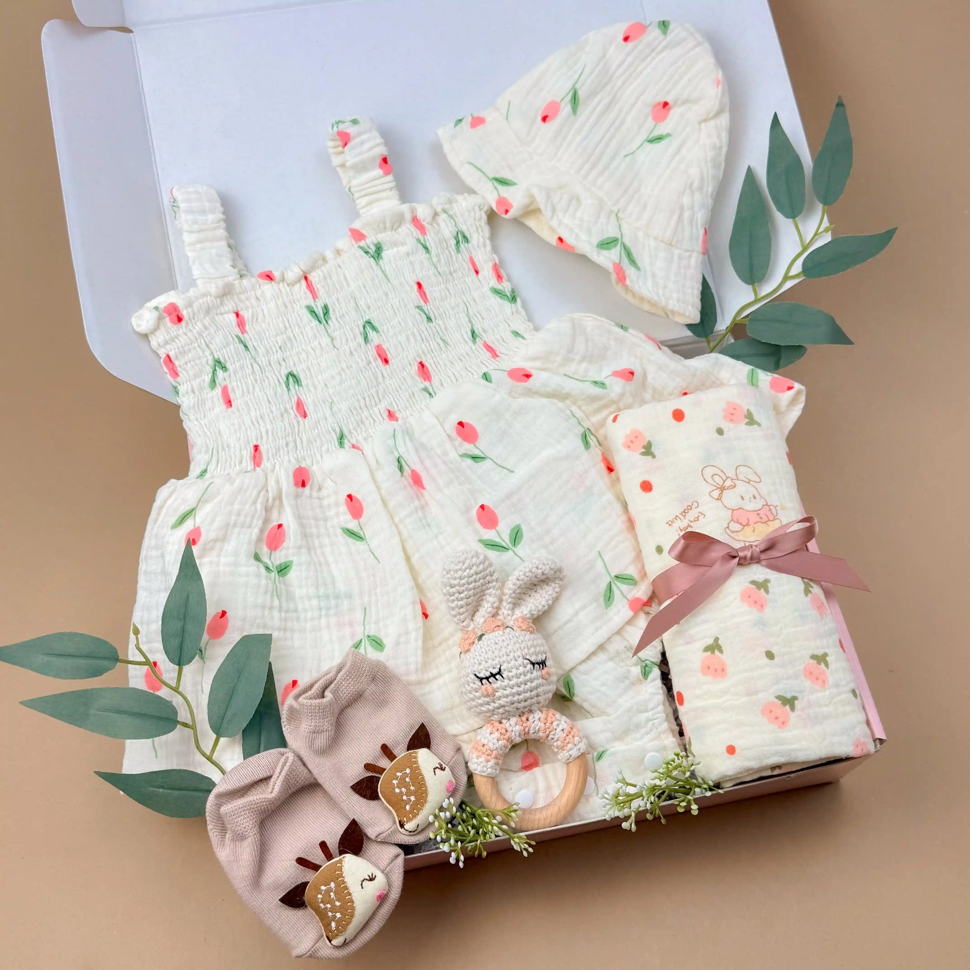 Baby Shower Gift Box for Mom &amp; Baby Girl 
