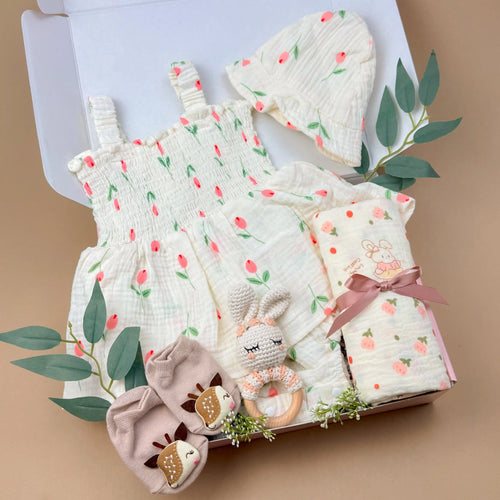 Baby Shower Gift Box for Mom &amp; Baby Girl 