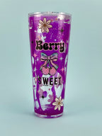 Berry Sweet Lava Drip Snow Globe Cup 24oz - Side
