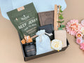 Birthday Gift Box For Him – Men's Gift Set With Leather Notebook, Wood Pen & Cozy Socks