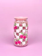 Cherry Sparkle Crystals Tumbler 16 oz vertical