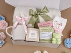 Cozy Gift Basket for Women with Blanket, Mug & Sweet Treats | Self Care Gift Box for Her 2