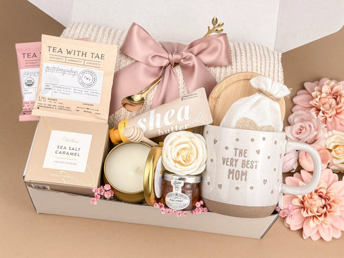 Cozy Relaxation Gift Box – Blanket, Mug, Candle, Honey, Cookies, Hand Cream 2