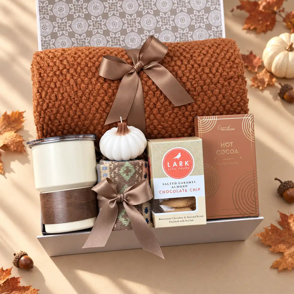 Cozy Fall Gift Basket Comfort Package