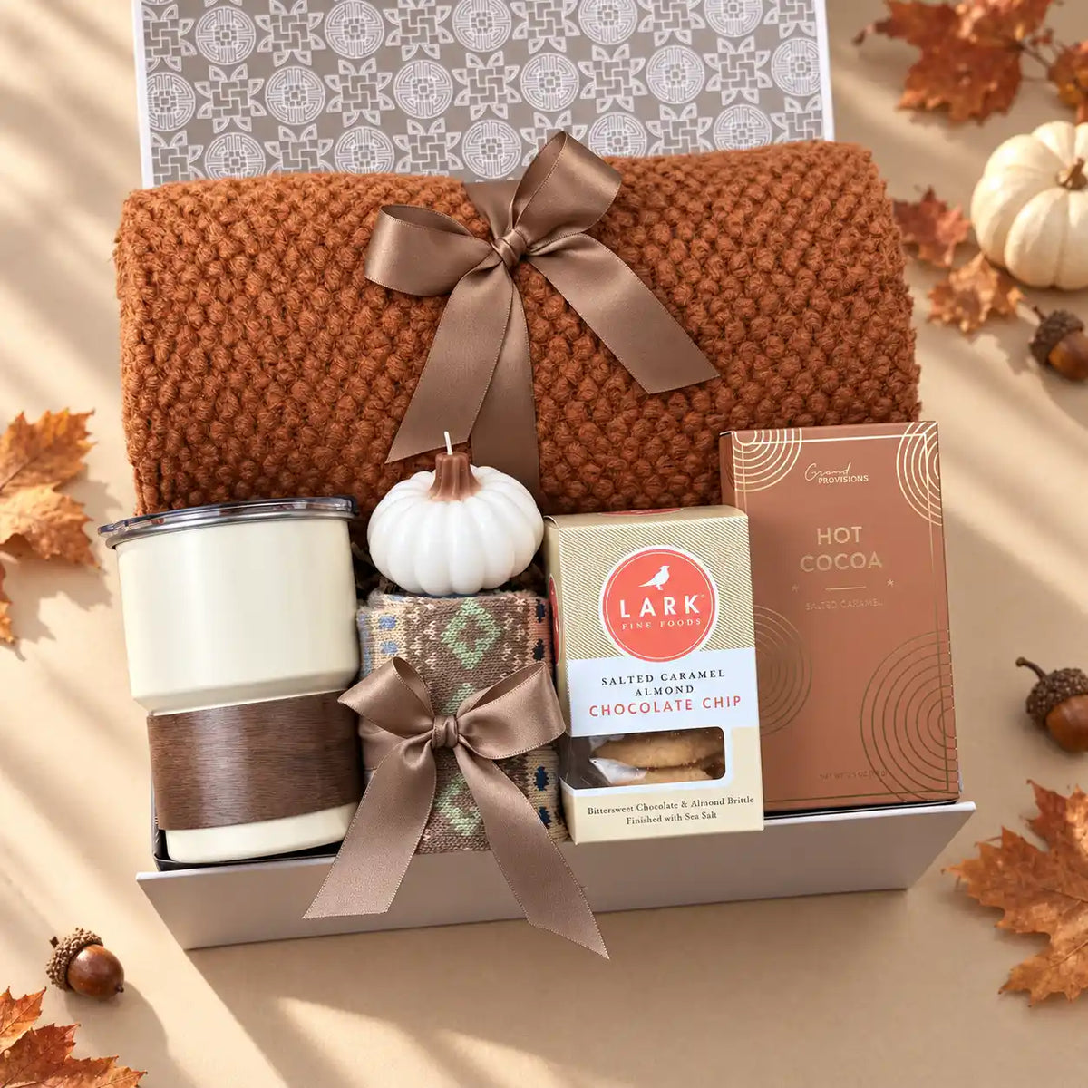 Cozy Fall Gift Basket Comfort Package