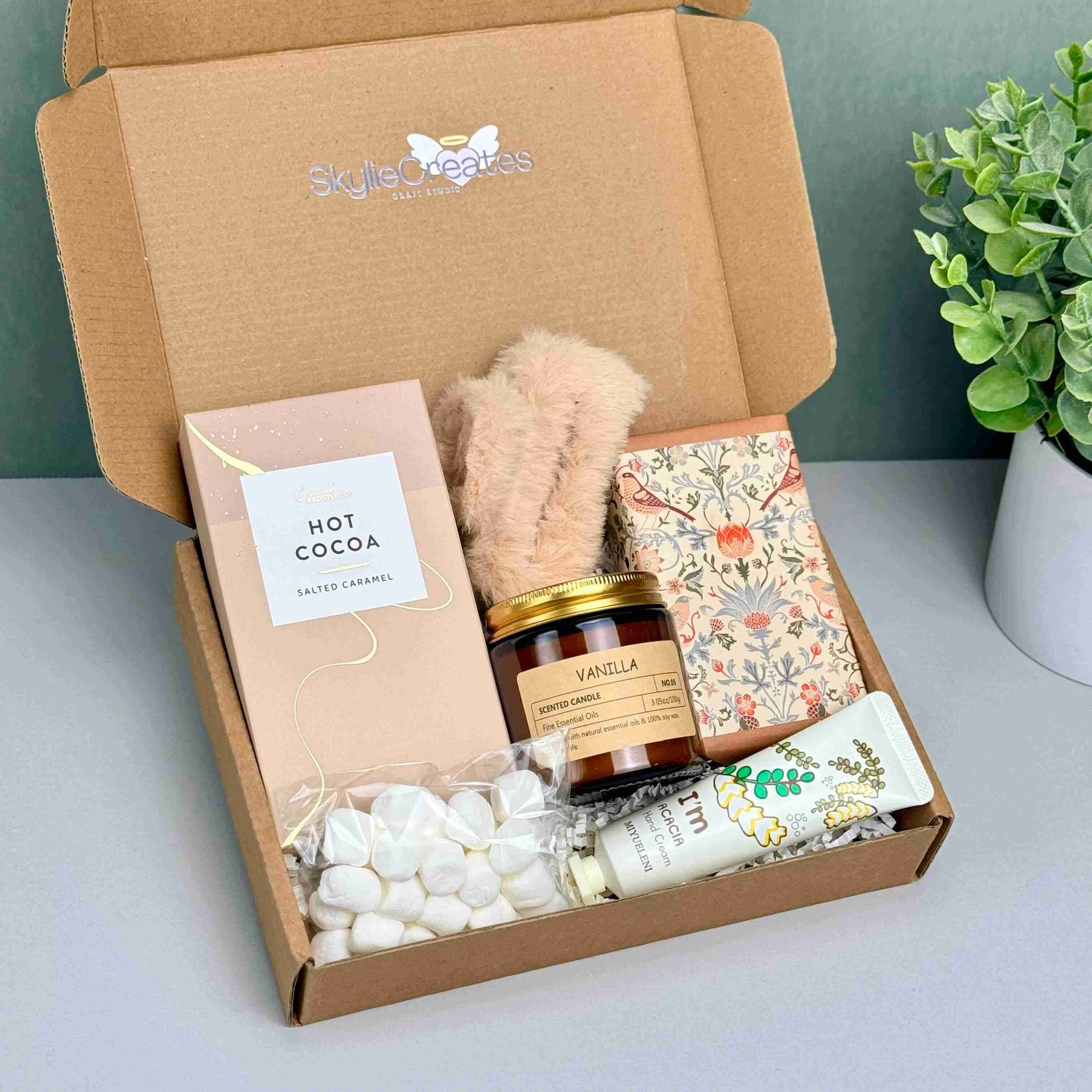 Cozy Indulgence Gift Box for Women, Friends & Coworkers – Perfect Thinking of You, Thank-You, or Holiday Surprise