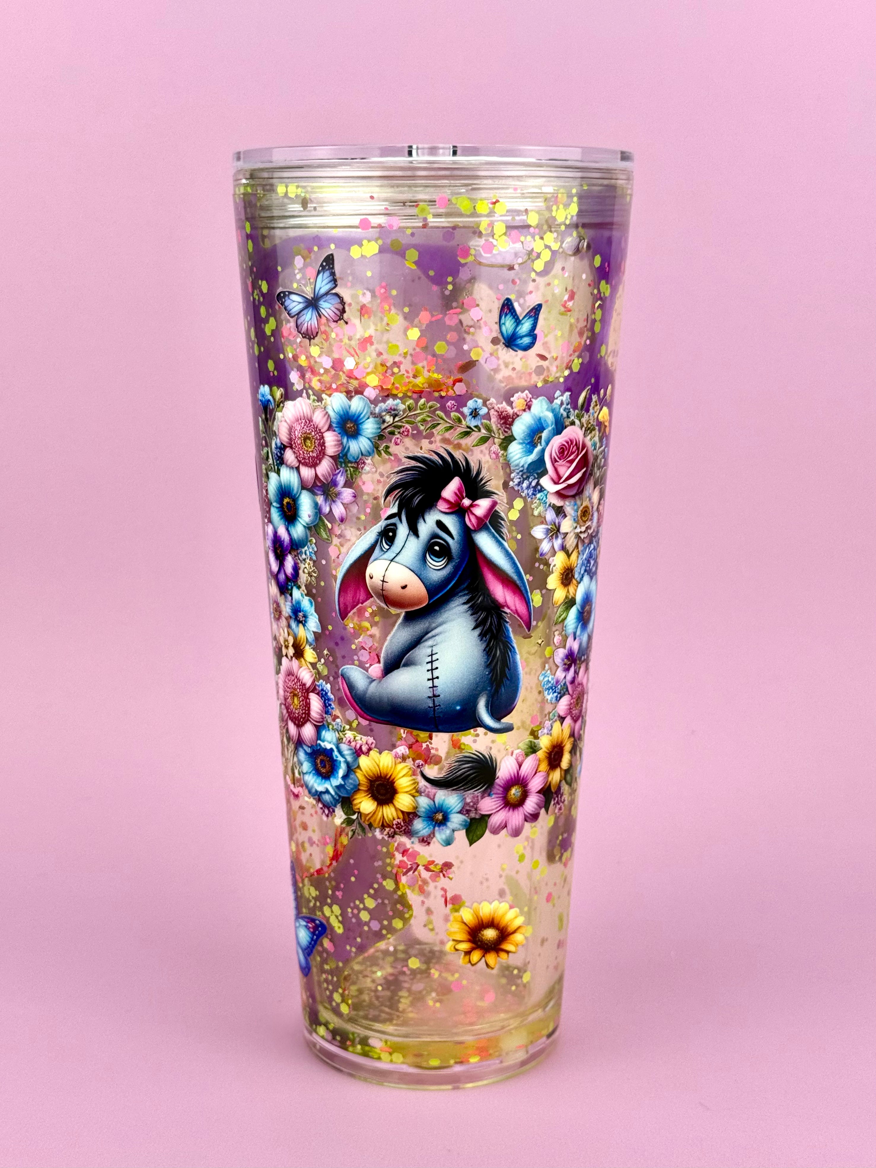 Eeyore Lava Drip Snow Globe Cup 24oz Vertical