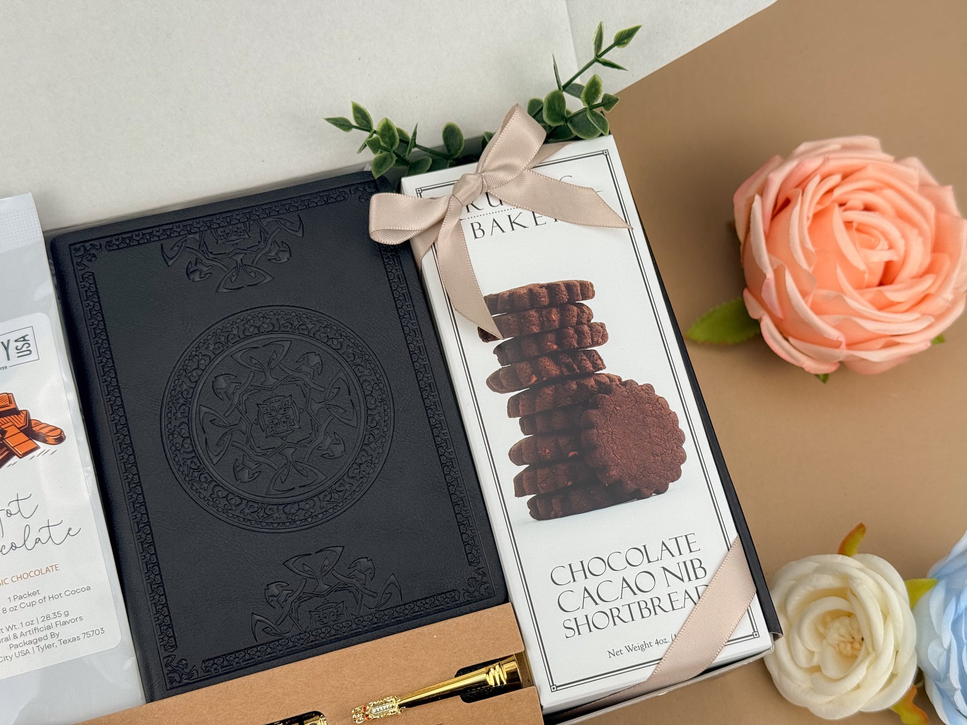 Employee Appreciation Gift Box with Embossed Journal, Pen & Chocolate Treats 3