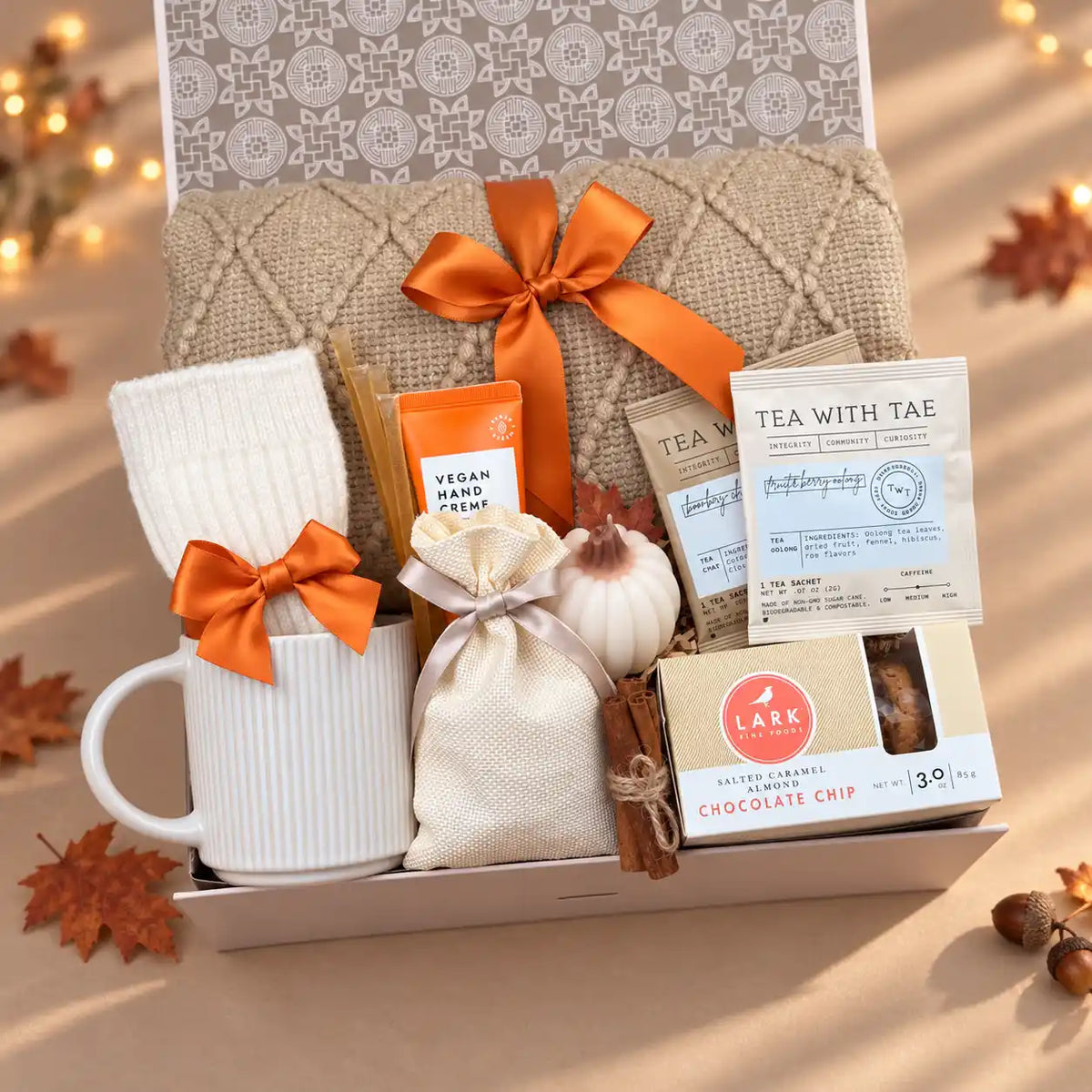 Fall Surprise Comfort Gift Basket for Her
