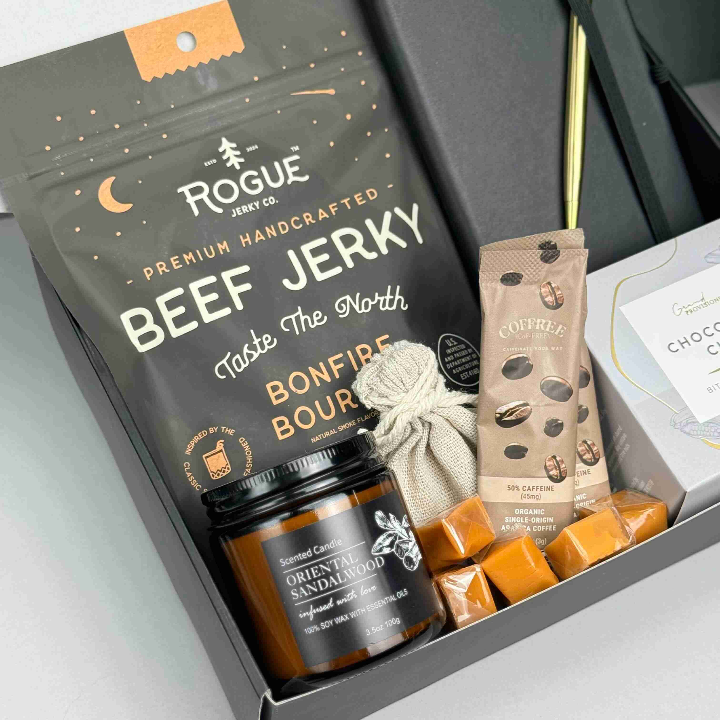 Gentleman’s Indulgence Gift Box for Men, Friends & Colleagues – Perfect Birthday, Thank-You, or Holiday Surprise 7922