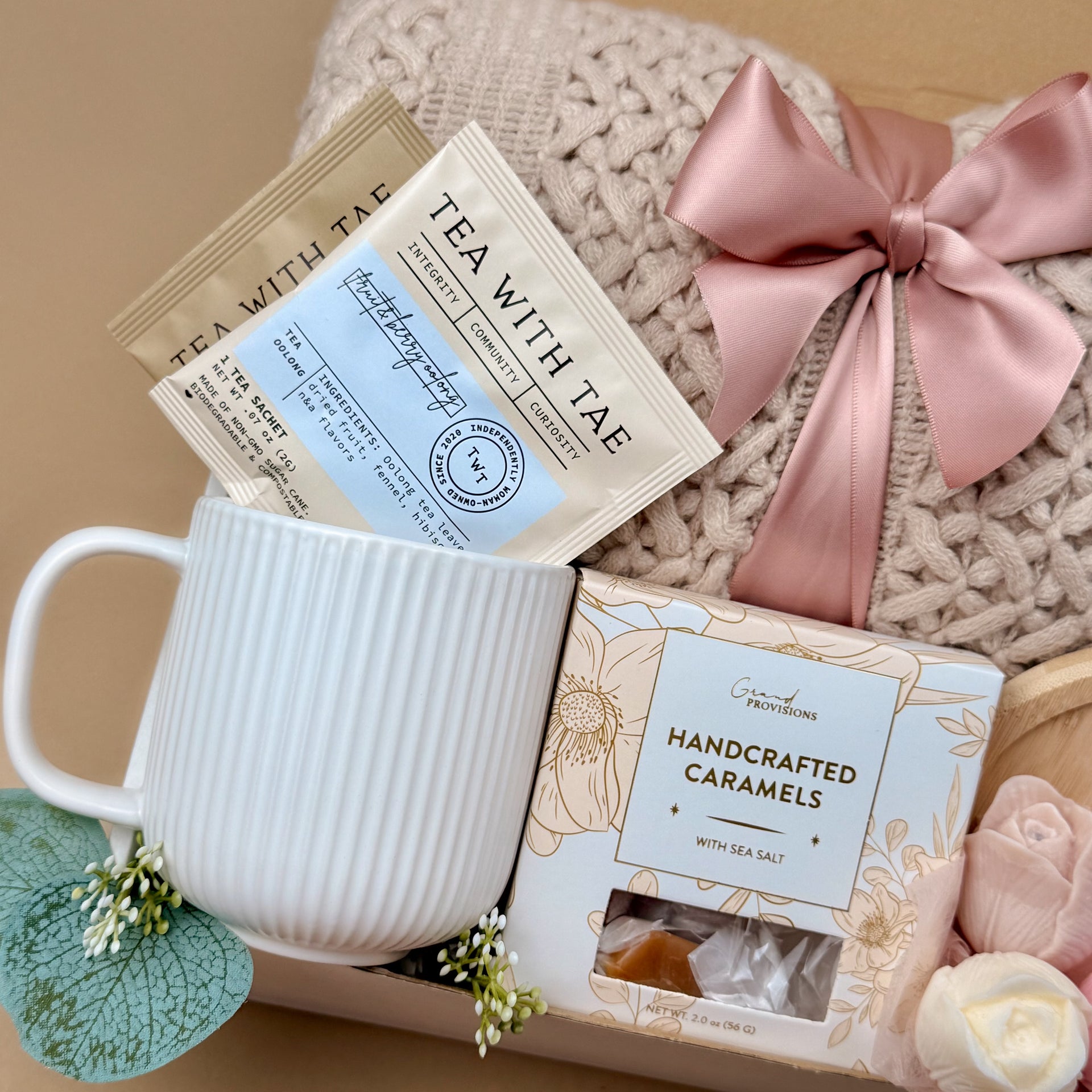Get Well Soon Gift Baskets – Plush Blanket & Fuzzy Socks Care Set