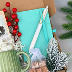 Gift Box for Best Friends, Teens & Coworkers – Mug, Notebook, Cocoa, Marshmallows & Caramels 7791