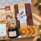 Premium Gifts for Him with Leather Journal & Gourmet Coffee Set 3