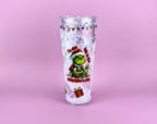 Grinch Lava Drip Snow Globe Cup 24oz