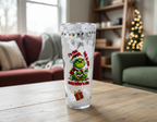 Grinch Lava Drip Snow Globe Cup 24oz in the room