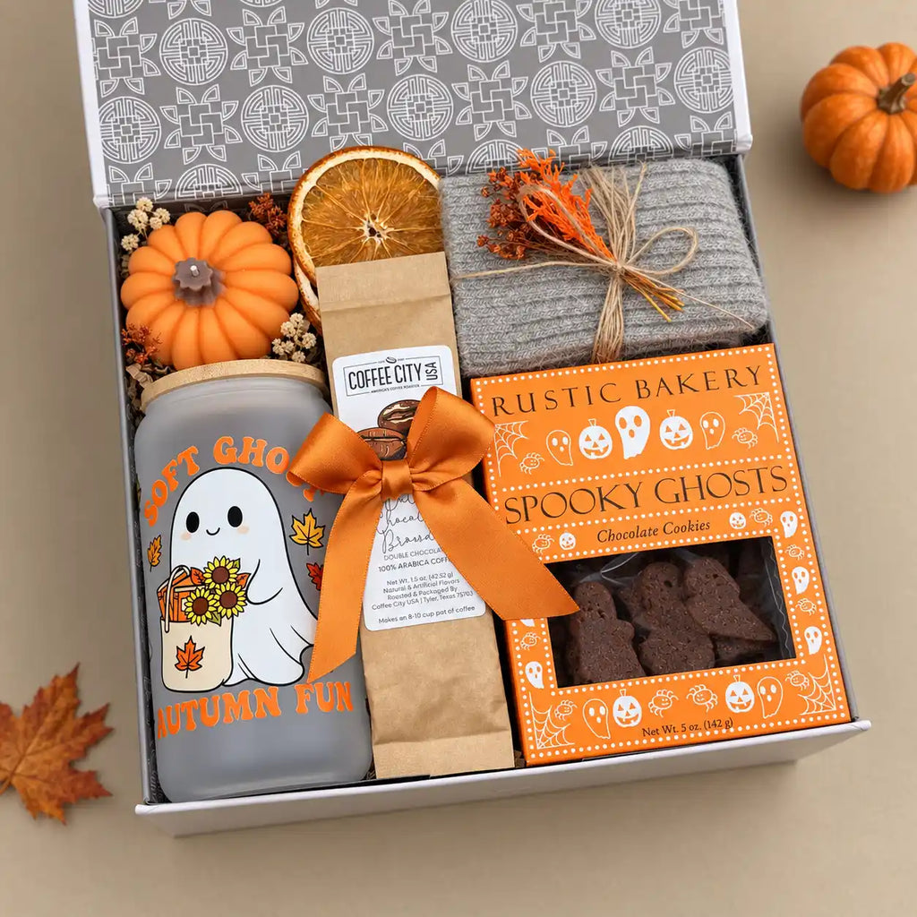Halloween Gift Set - Cozy Spooky Treats for Women