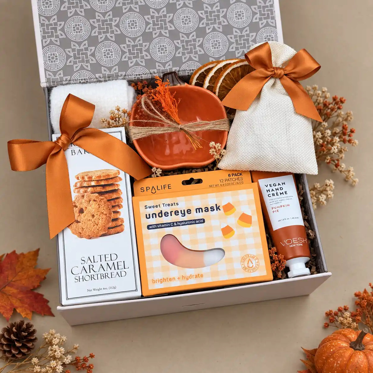 Halloween Spiced Pumpkin Cozy Gift Box for Her
