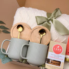 Housewarming Gift Basket – Blanket, Tea & Home Accents 5