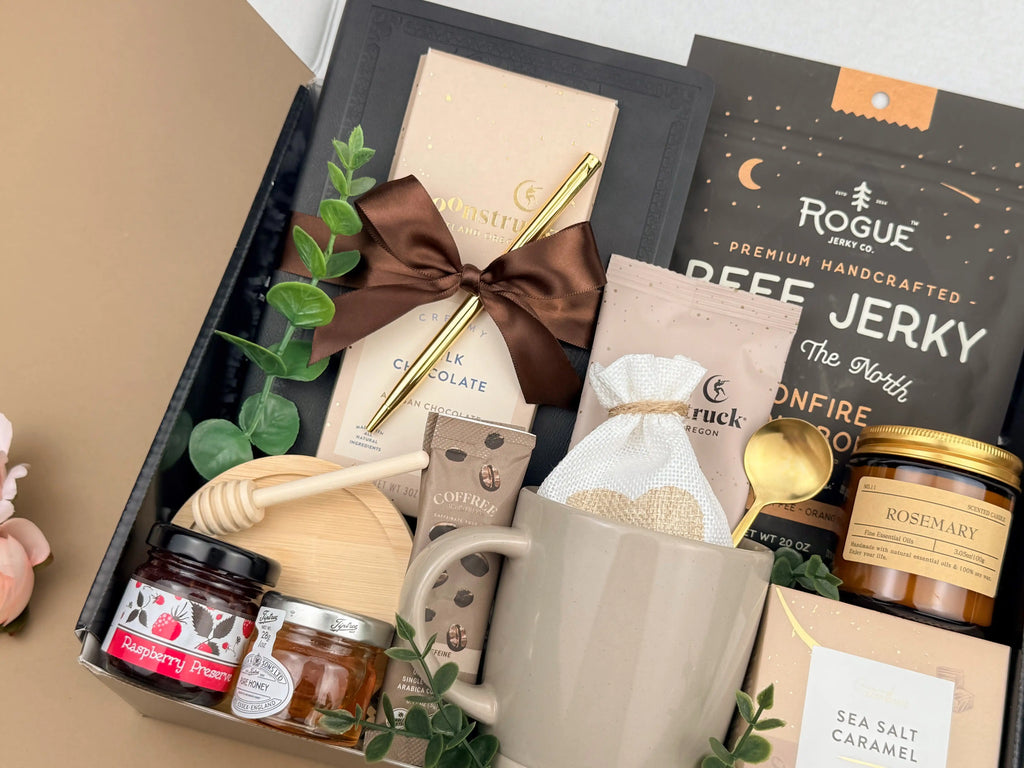 Hygge Gift Box for Him – Cozy Birthday Gift Basket for Men & Self Care Gift Set 4