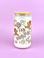 Milk Candies and Cookies Acrylic Cup 16oz - Lid & Straw