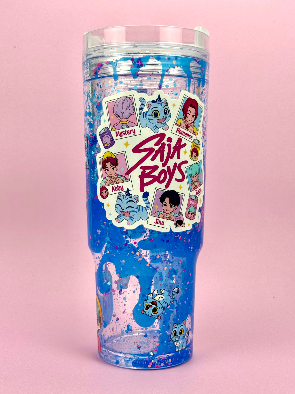 Saja Boys Lava Drip Tumbler with Handle 40oz