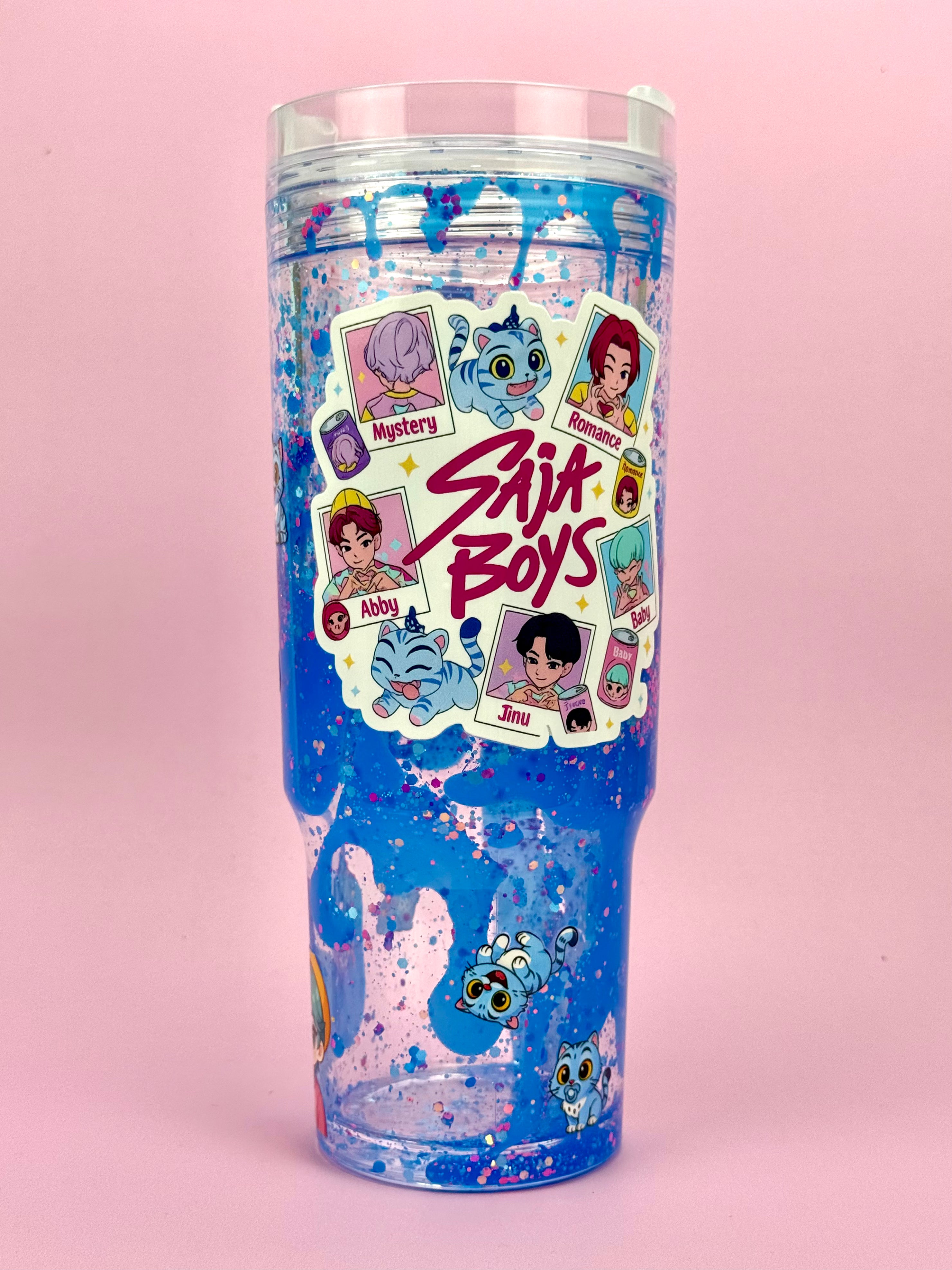 Saja Boys Lava Drip Tumbler with Handle 40oz