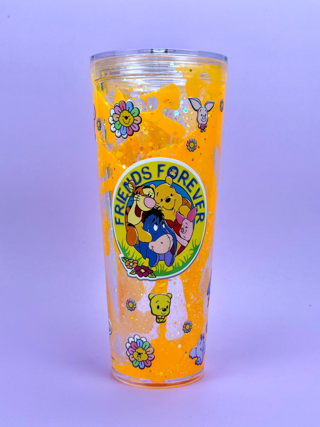 Winnie the Pooh & Pals Lava Drip Snow Globe Cup 24oz
