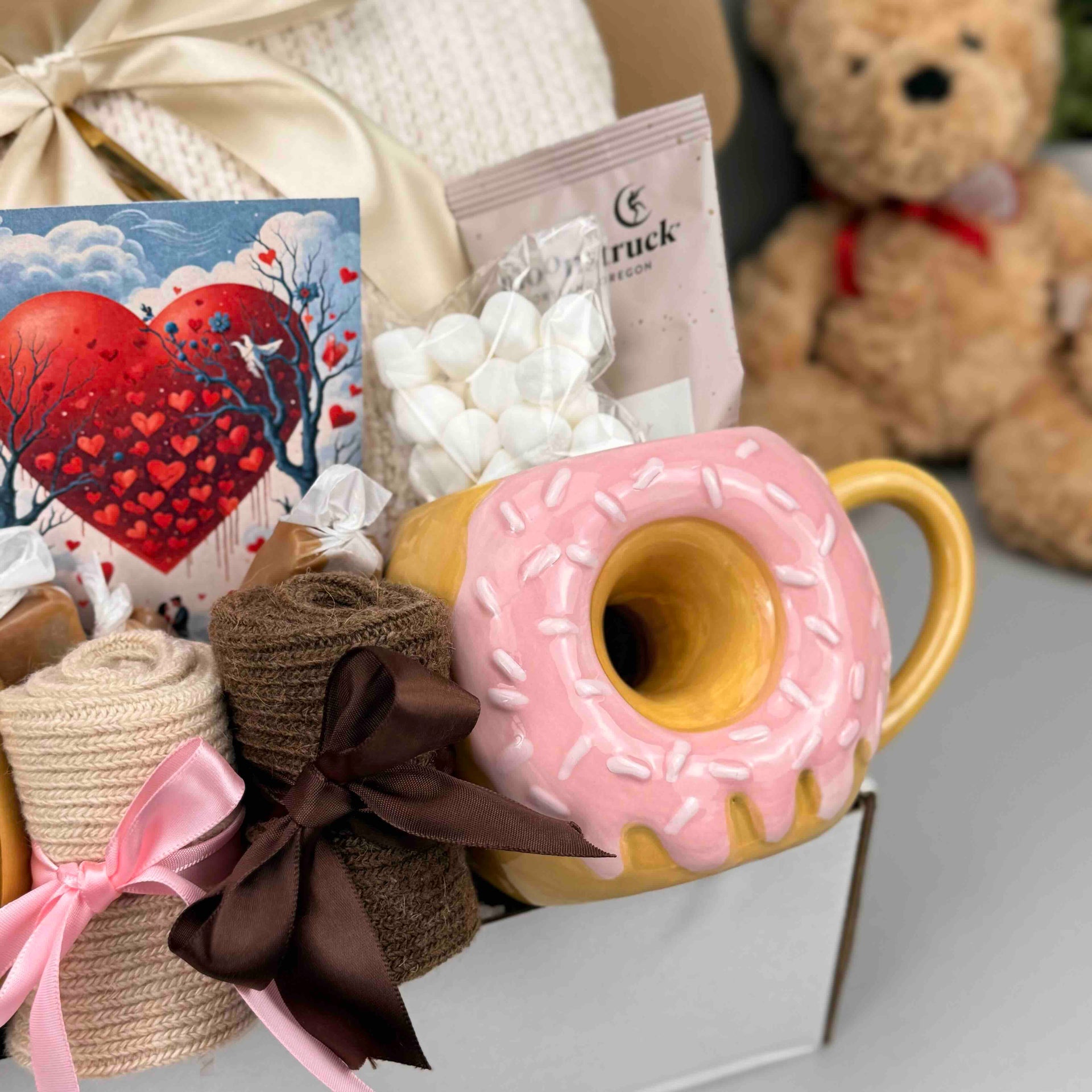 Cozy Gift Box for Couples, Romantic Self-Care Gift for Two, Thoughtful Handmade Present, Perfect Anniversary or Thank You Gift