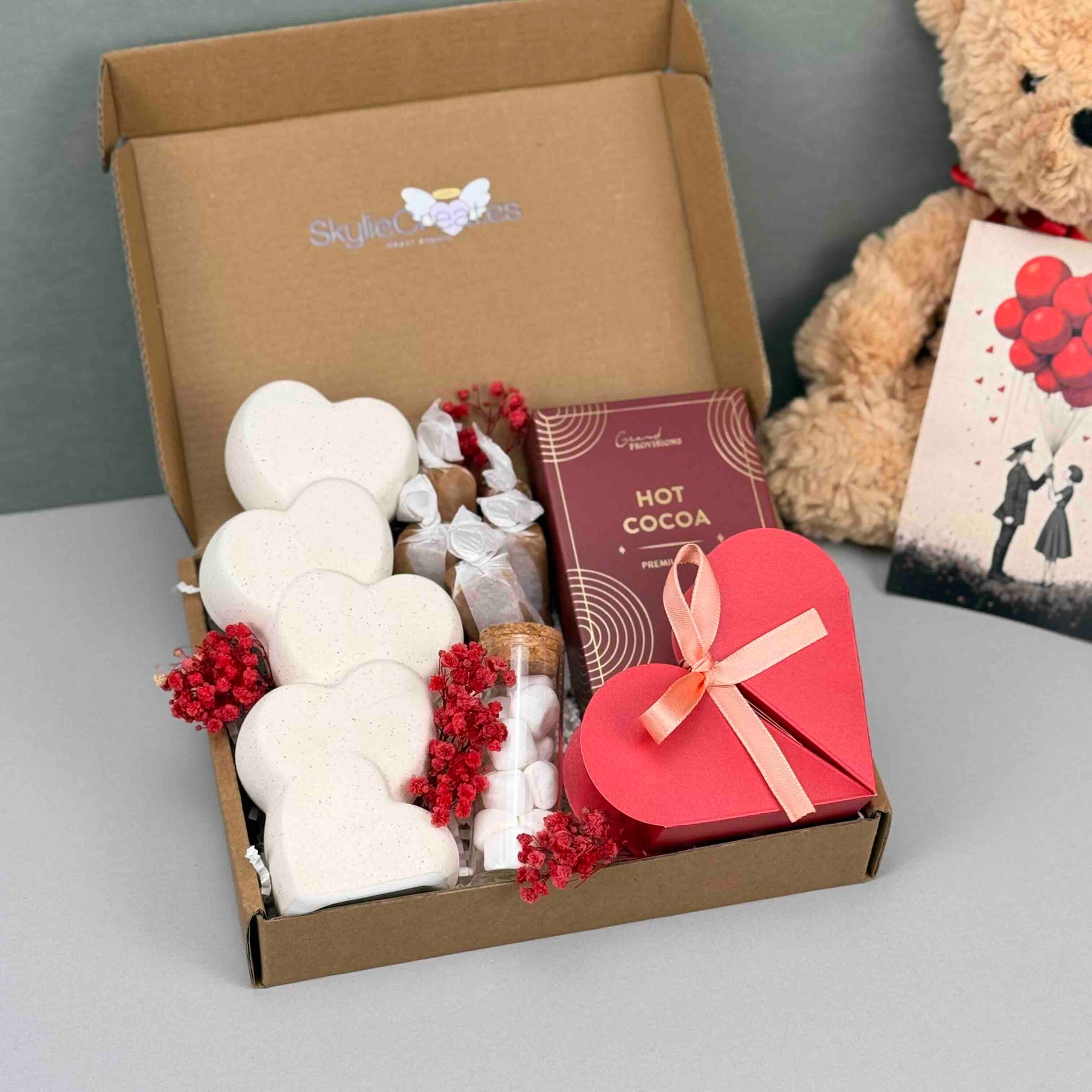 Romantic Valentine’s Day Gift Box - Cute Gift Set for Women or Friend Valentine