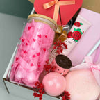 Valentine’s Day Self-Care Gift Box for Her, Romantic Cozy Handmade Present, Thoughtful Birthday or Thank You Gift