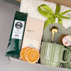 New Home Cozy Welcome Gift Box — Hygge Housewarming Gift Basket for Couples & Home Lovers Top