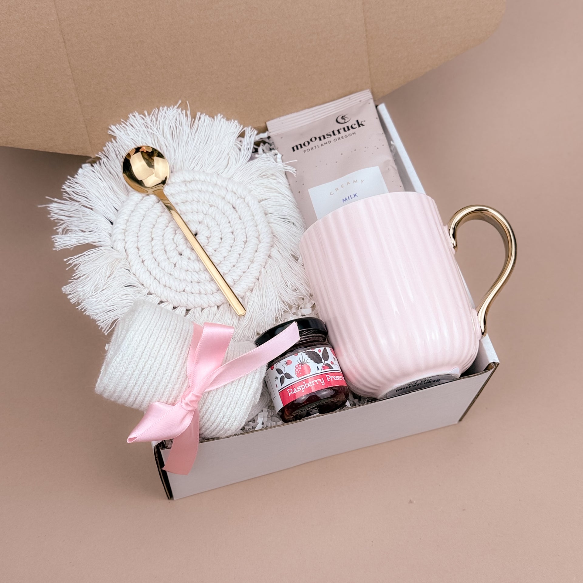 Self Care Gift Box for Women, Best Friends & Coworkers – Cozy Tea Care Package, Thinking of You