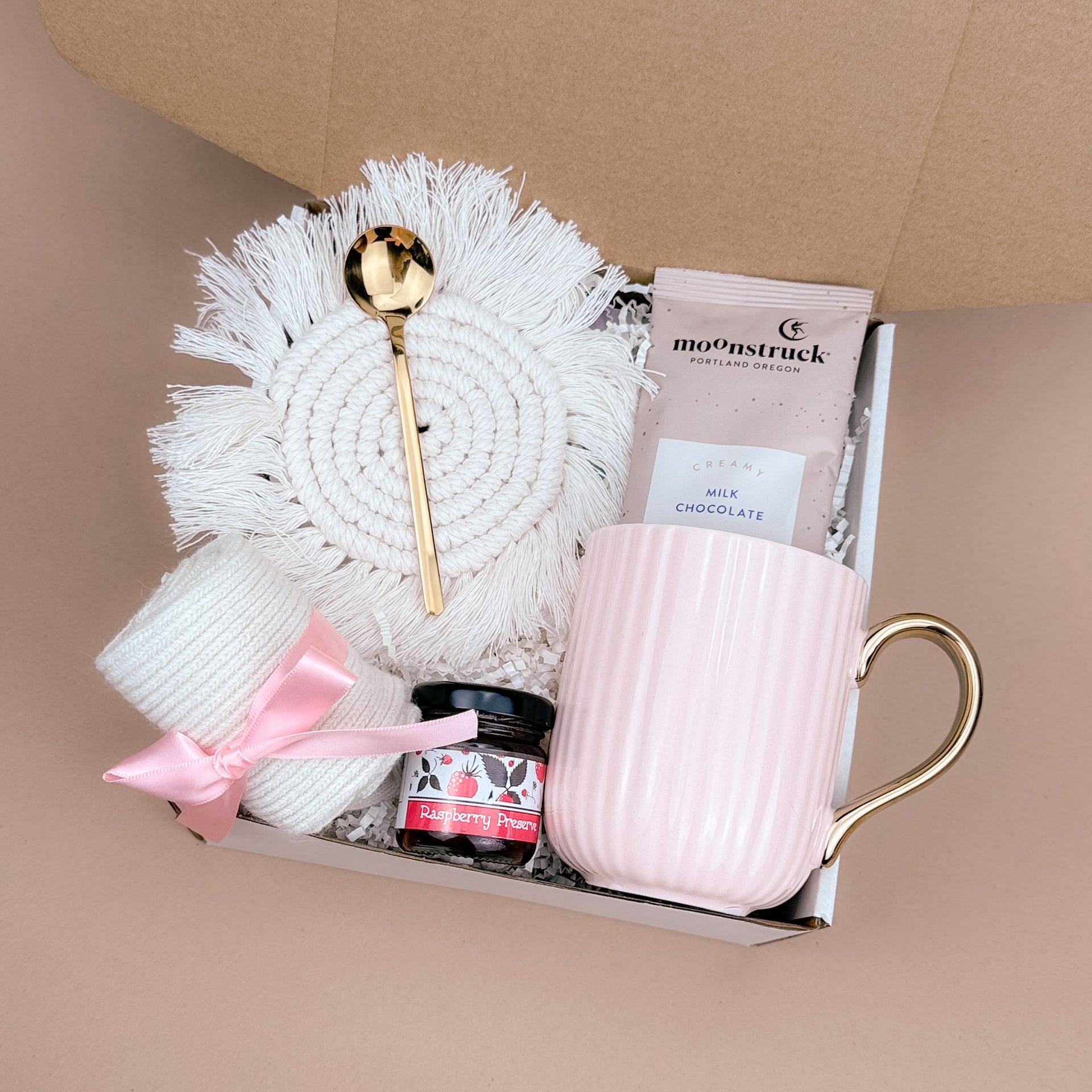 Self Care Gift Box for Women, Best Friends & Coworkers – Cozy Tea Care Package, Thinking of You Image 2