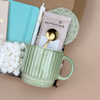 Gift Box for Best Friends, Teens & Coworkers – Cozy Self-Care Package with Mug, Notebook, Cocoa & Sweet Treats Image 4