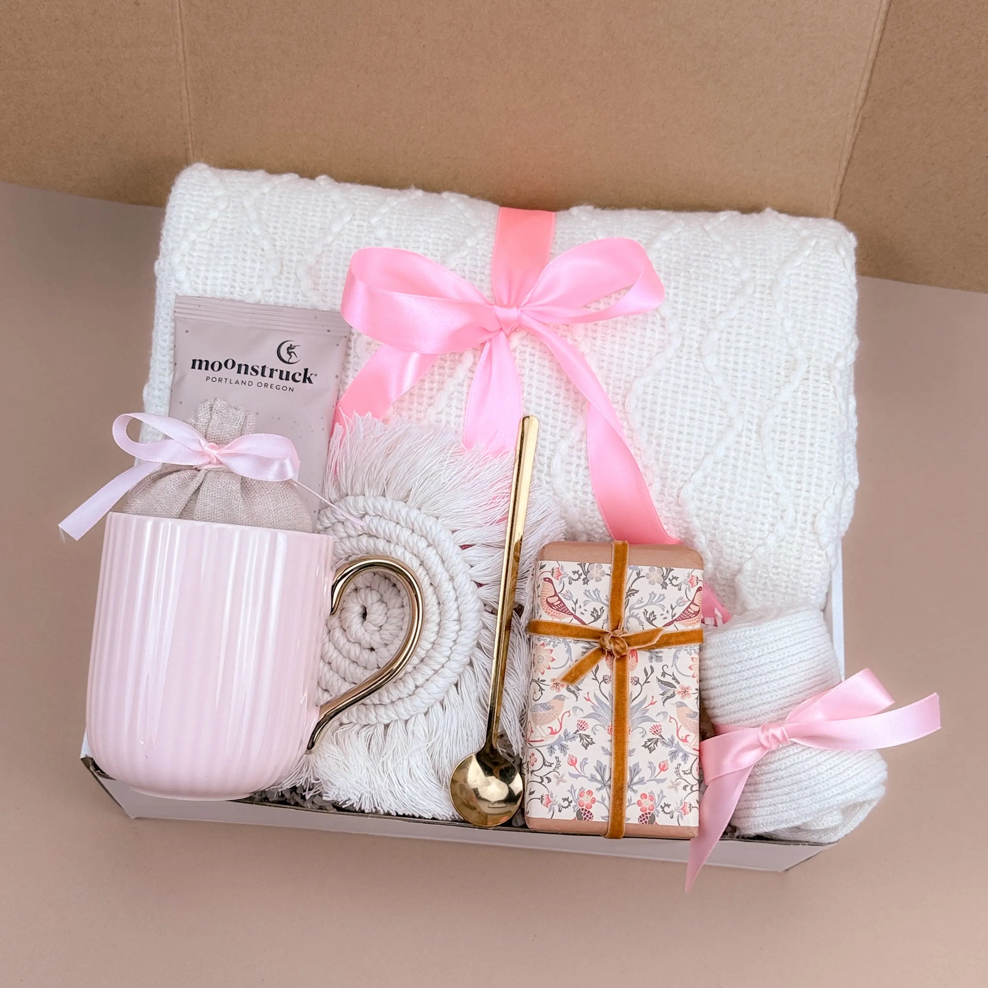 Luxurious Cozy Care Package | Sending Warm Hugs Gift Box | Premium Self-Care Gift Image 4
