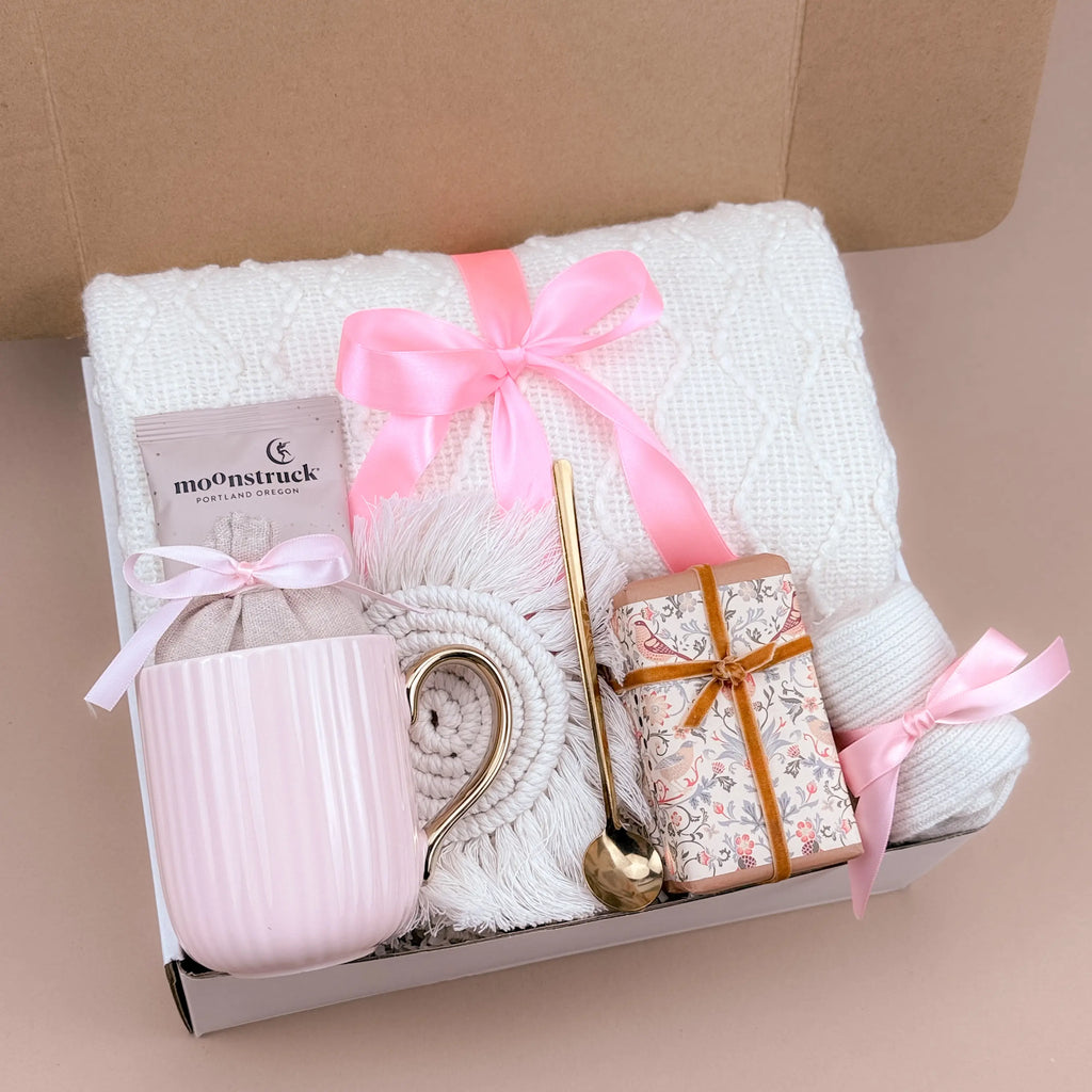 Luxurious Cozy Care Package | Sending Warm Hugs Gift Box | Premium Self-Care Gift Image 5
