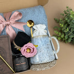 Premium Men’s Gift Box – Handmade Blue Cozy Coffee & Relaxation Set for Him, Perfect Self-Care Image 4