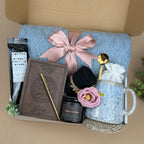 Premium Men’s Gift Box – Handmade Blue Cozy Coffee & Relaxation Set for Him, Perfect Self-Care Image 2