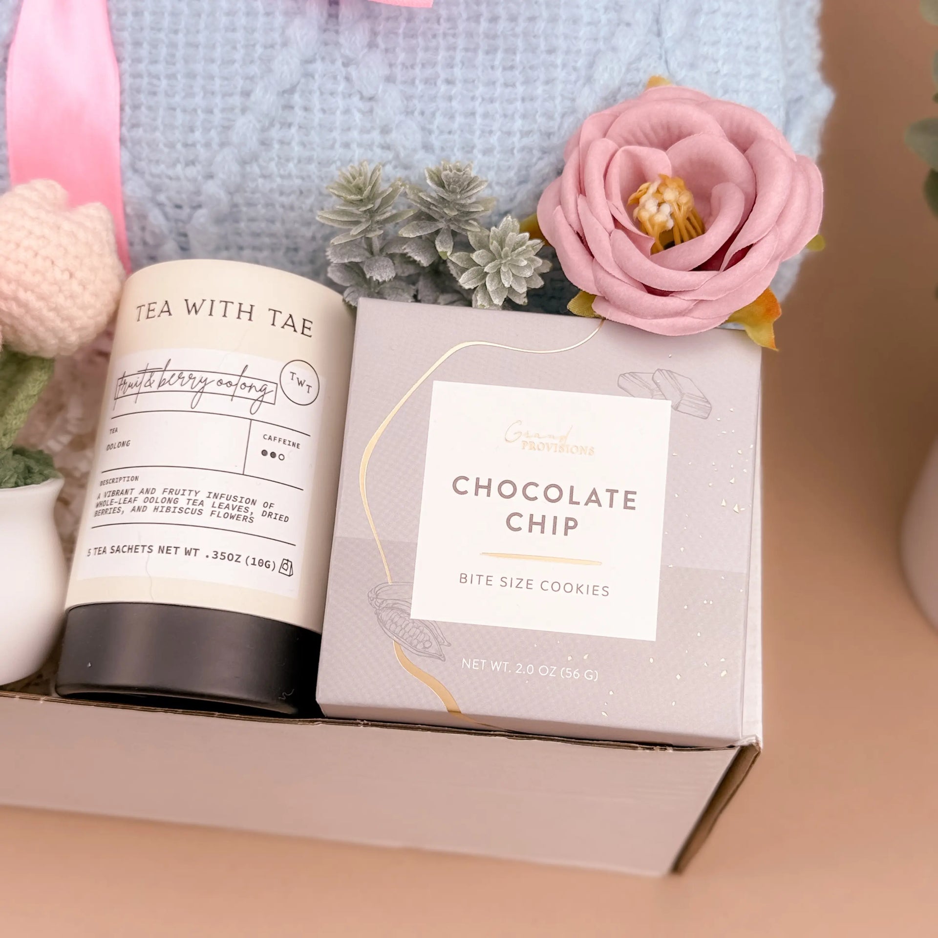 Birthday Self-Care Gift Box for Her | Cozy Blanket, Scented Candle, Hand Cream & Gourmet Snacks | Relaxation Spa Set Image 4