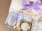 Lavender Relaxation Gift Basket – Cozy Blanket, Spa Gift Basket & Calming Bath Salts 4