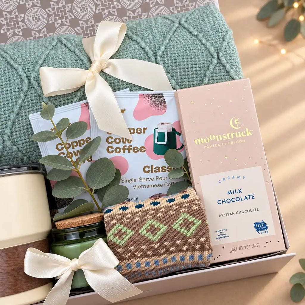 Men's Birthday Curated Comfort Gift Basket for Him 3